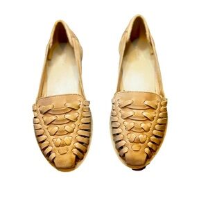 Nisolo Tan Huarache Leather Sandals